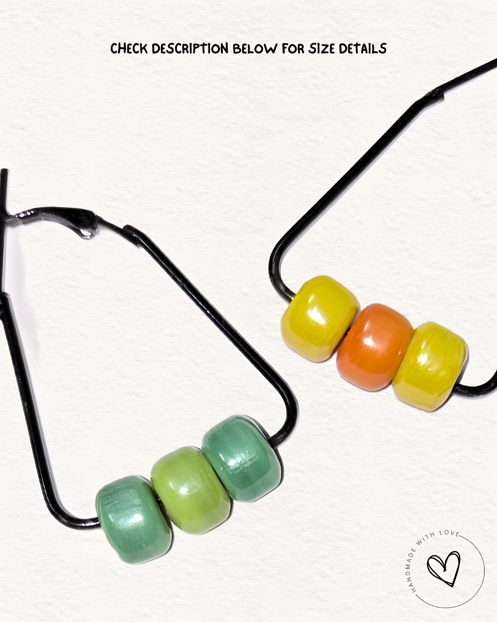 Candy Triangle Thumbnail Earring